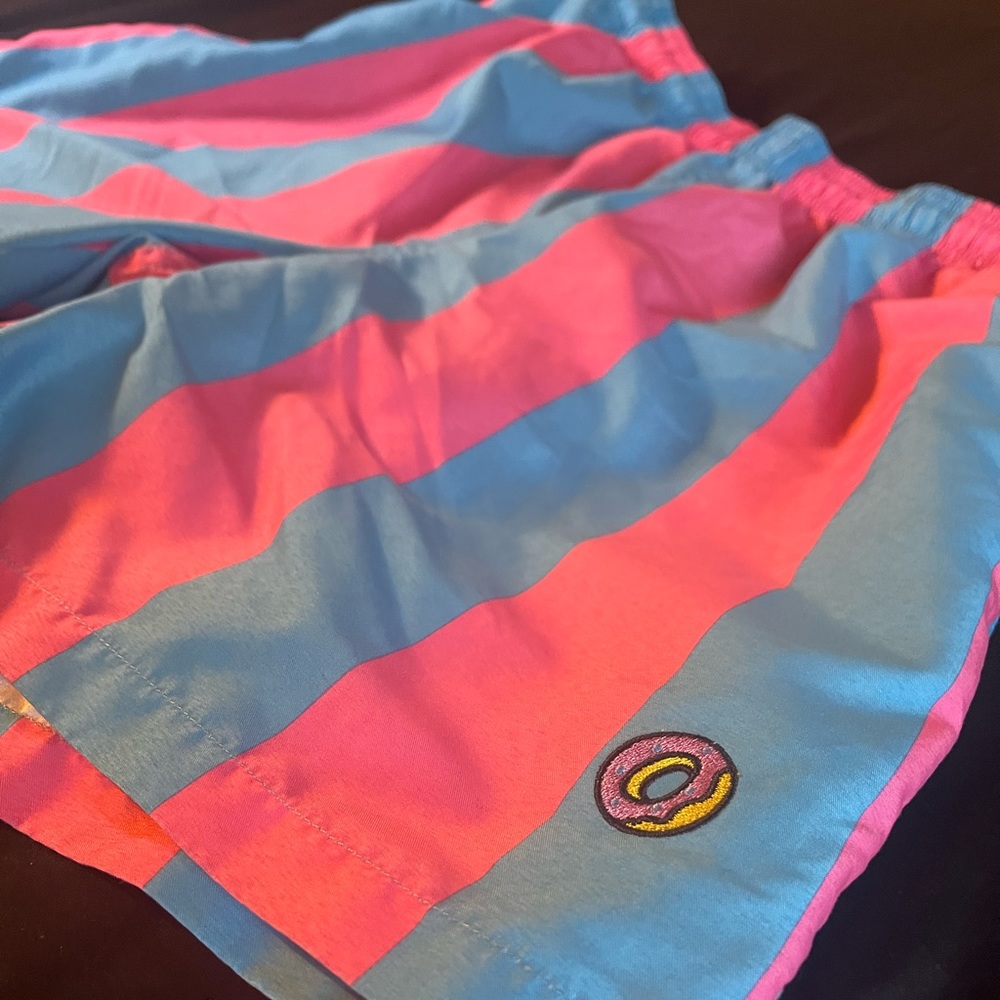 Odd Future Pink And Blue Board Shorts
